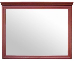 Зеркало навесное с карнизом - AGT профиль  (МАКСИ-МЕБЕЛЬ)